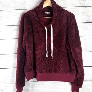 Warm & Cozy Lifestyle | Soft Plush Teddy Sweater M